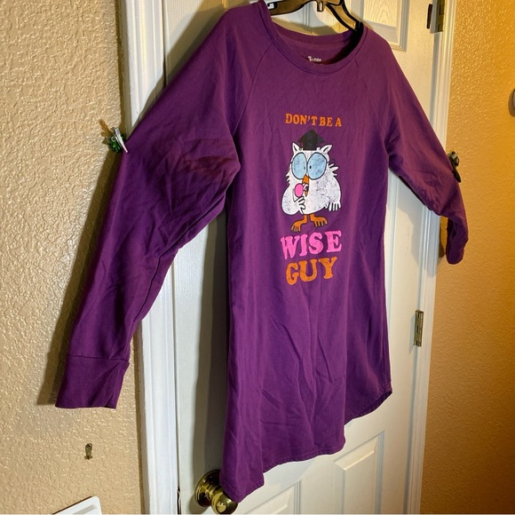 Tootsie Pops Women LARGE Pajama Top Long Sleeve Sleepwear Lounge Funny Comfy Fun - Picture 4 of 10